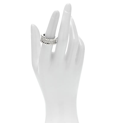 Roberto Coin 18K White Gold Diamond Rock & Diamonds Ring 53 6.5 2 of 4
