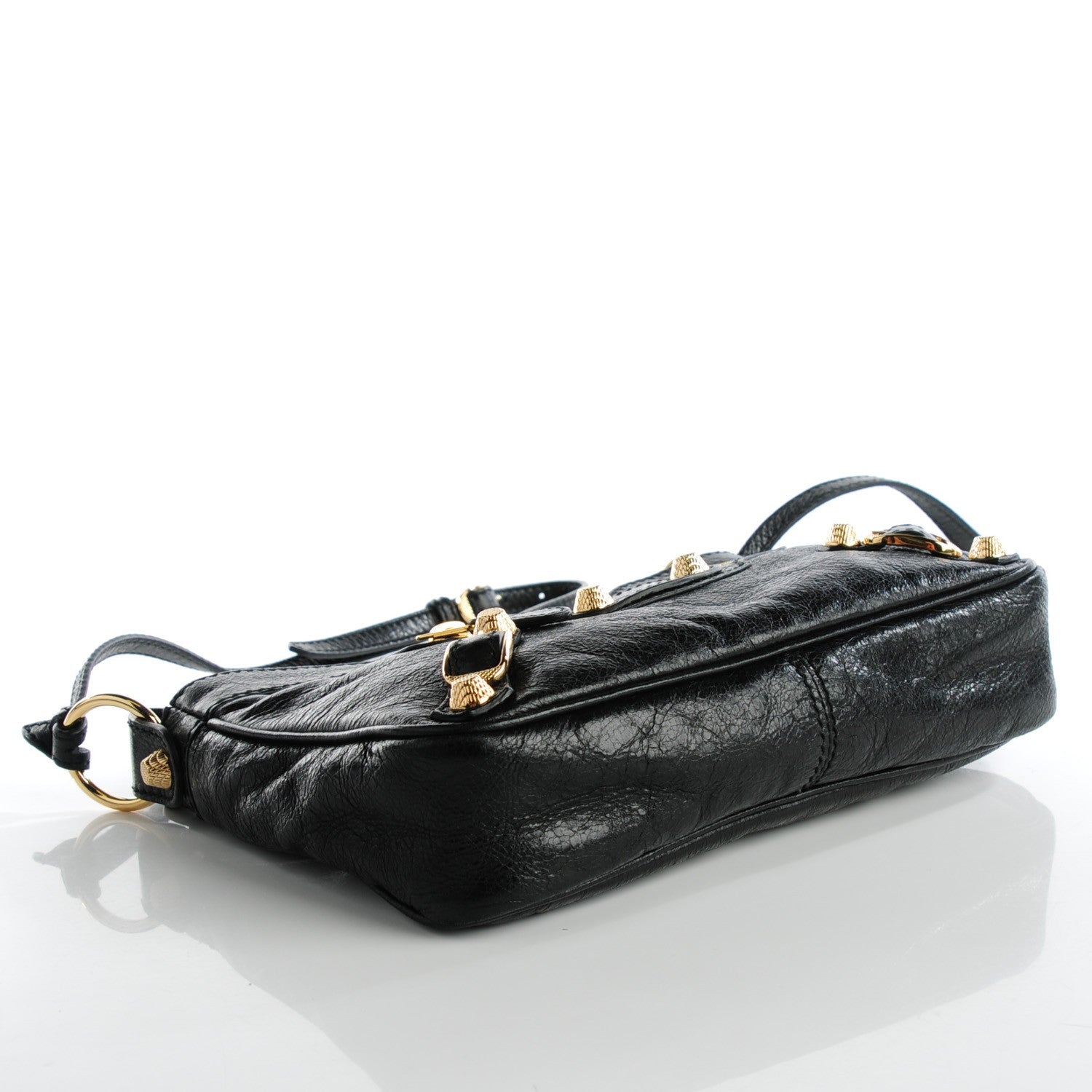 Balenciaga Agneau Giant 12 Gold Hardware Hip Black 4 of 7