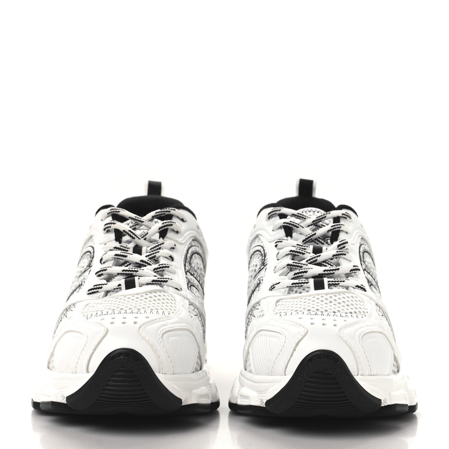 新品 ChristianDior chrono スニーカー ホワイトブラック Christian Dior Technical Mesh Dior Chrono Sneakers 37 White