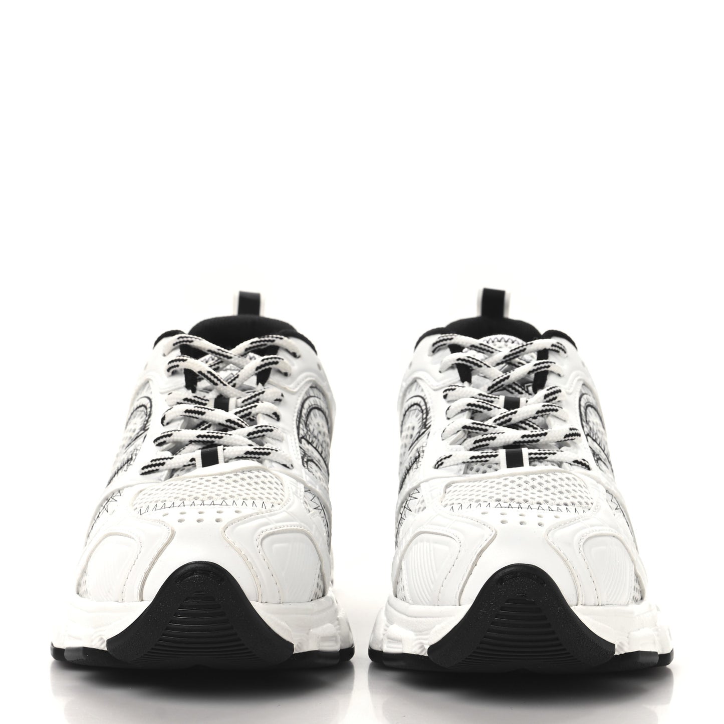 Technical Mesh Dior Chrono Sneakers 37 White Black