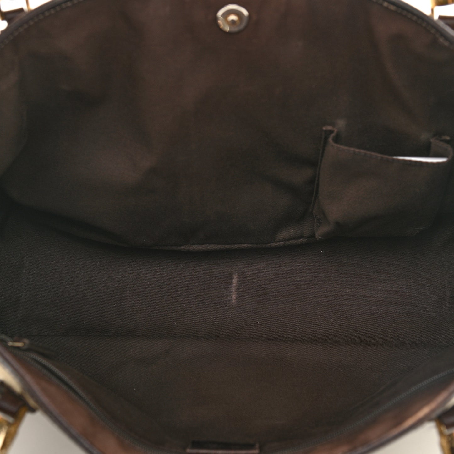 Monogram Web Tote Brown