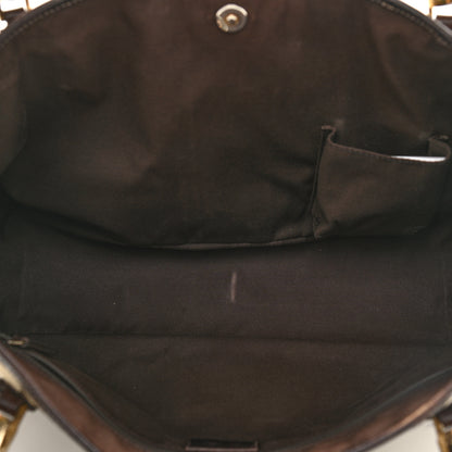 Gucci Monogram Web Tote Brown 5 of 14