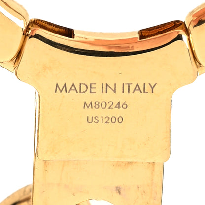 Louis Vuitton LV Circle Bag Charm Key Holder Gold Silver 4 of 4