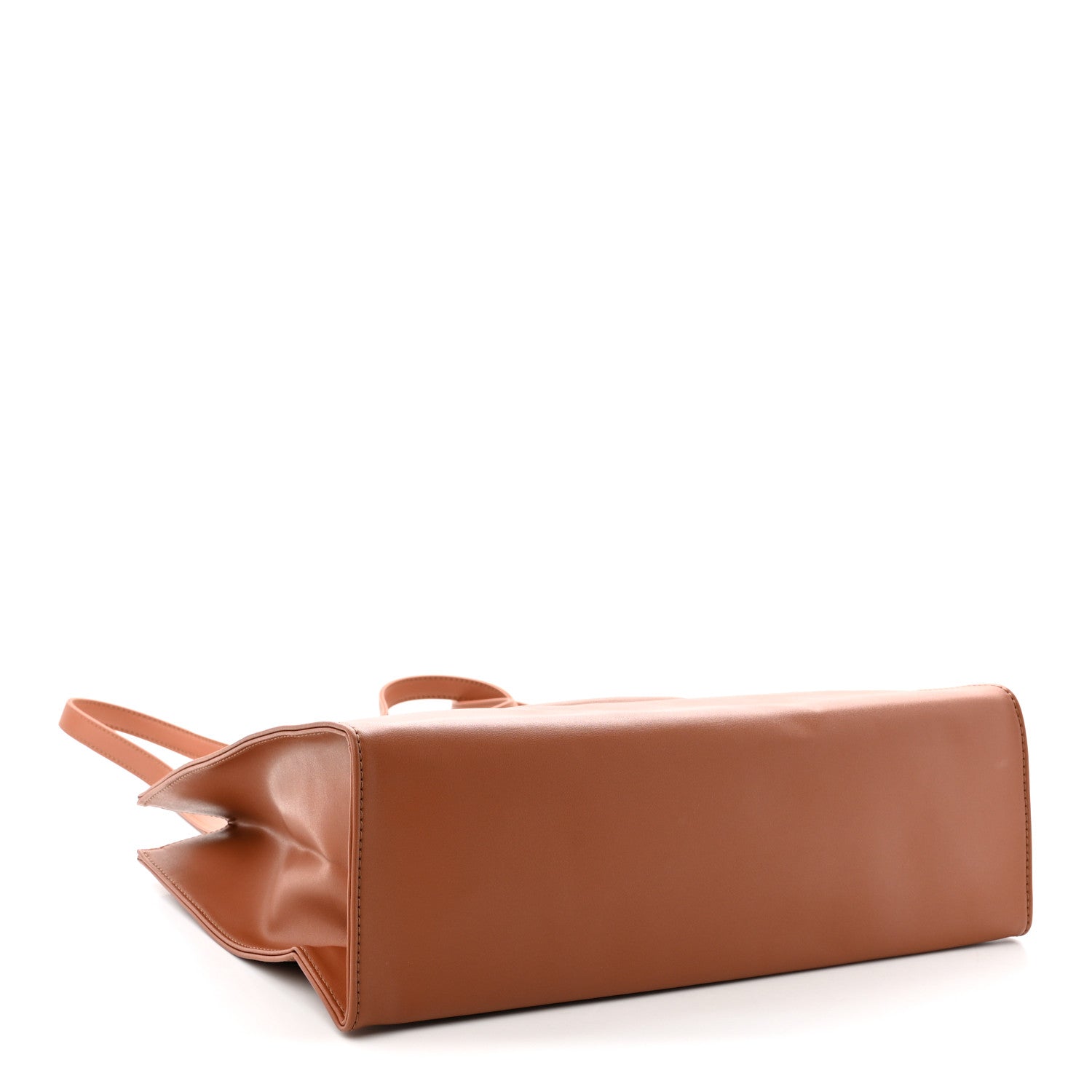 Telfar Vegan Leather Medium Shopping Bag Tan 4 of 10