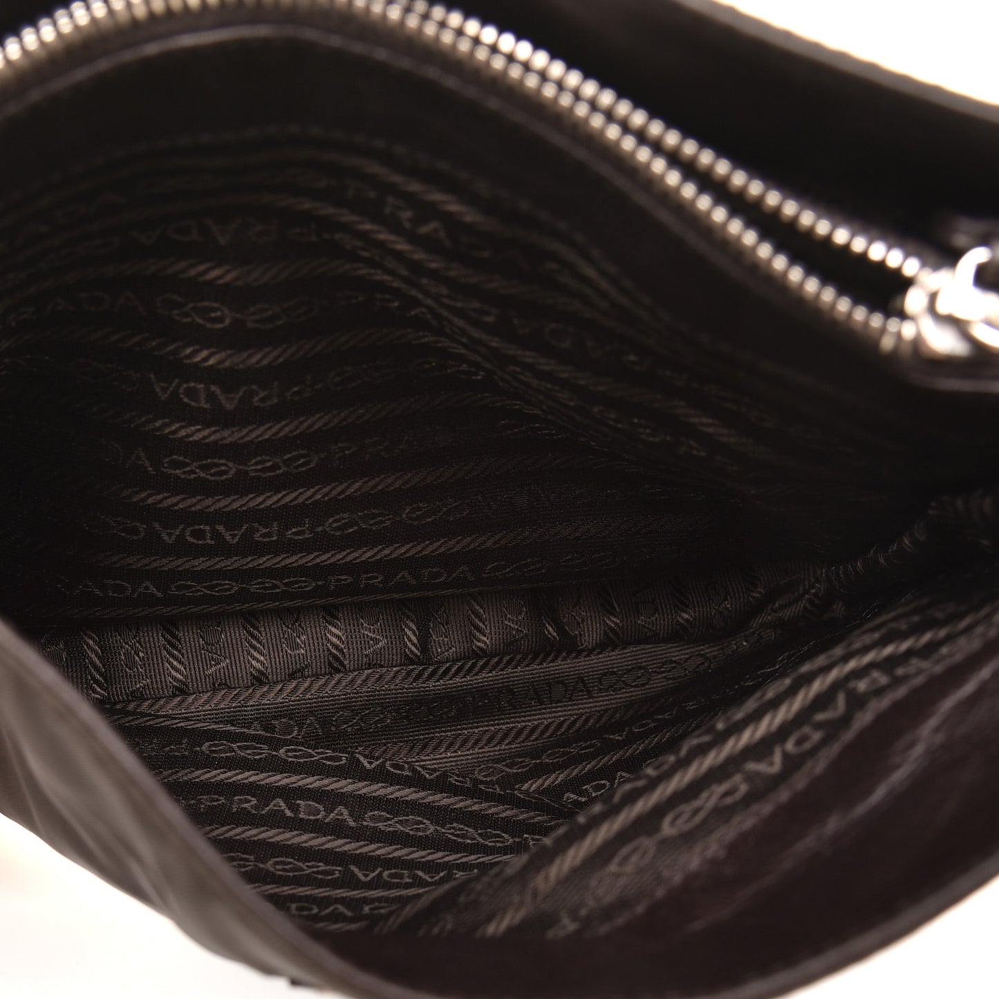 Tessuto Nylon Vitello Messenger Ebano