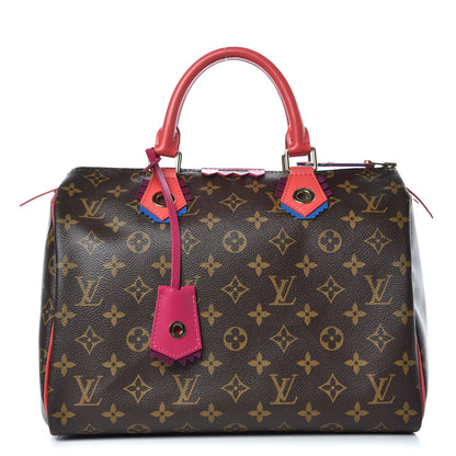 Louis Vuitton Monogram Totem Speedy 30 Flamingo 1 of 11