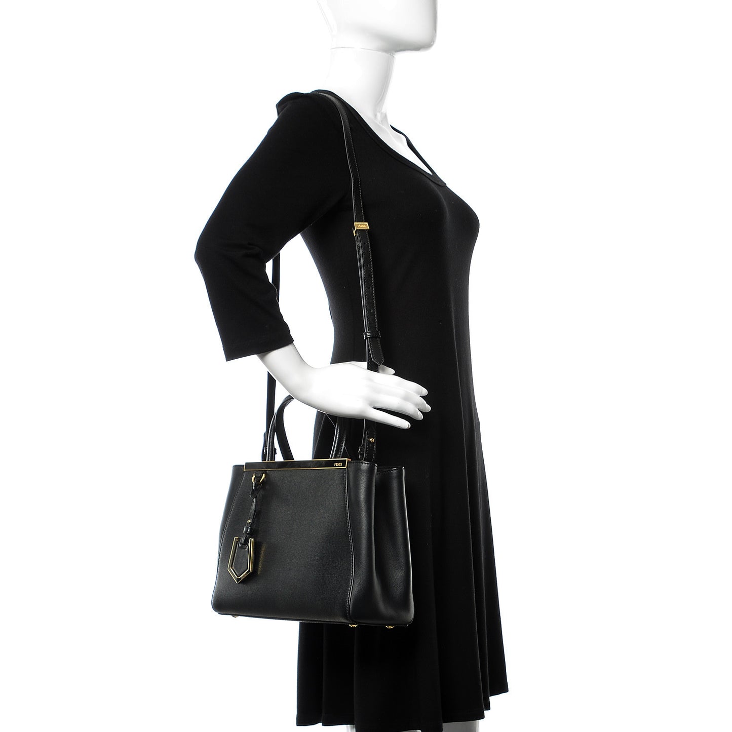 Vitello Elite Petite 2Jours Tote Black