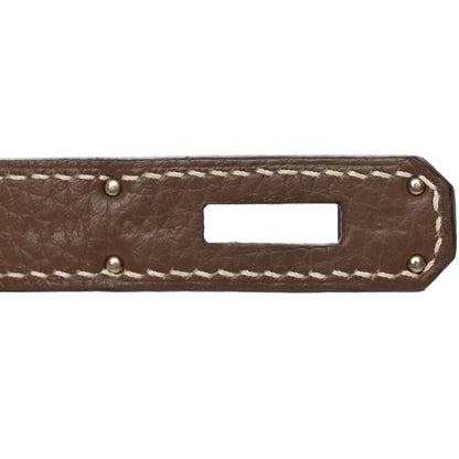Hermes Taurillon Clemence Jypsiere 28 Etoupe 7 of 10