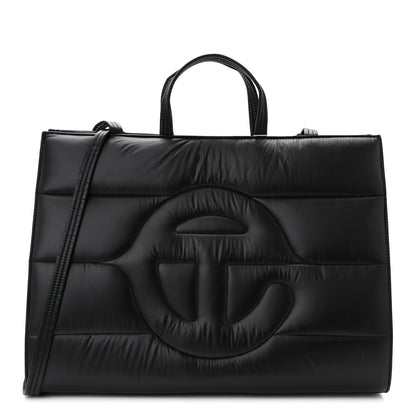 Telfar Nylon Large Puff Shopping Bag Black 1 of 9