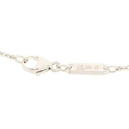 Chopard 18K White Gold Diamond Happy Diamonds Hamsa Pendant Necklace 4 of 6