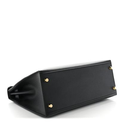 Hermes Epsom Kelly Sellier 28 Black 4 of 12