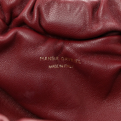 Mansur Gavriel Lambskin Mini Cloud Clutch Pomegranate 6 of 9