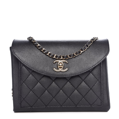 Chanel Calfskin Quilted Smart Pocket Crossbody Bag Black 1 of 8