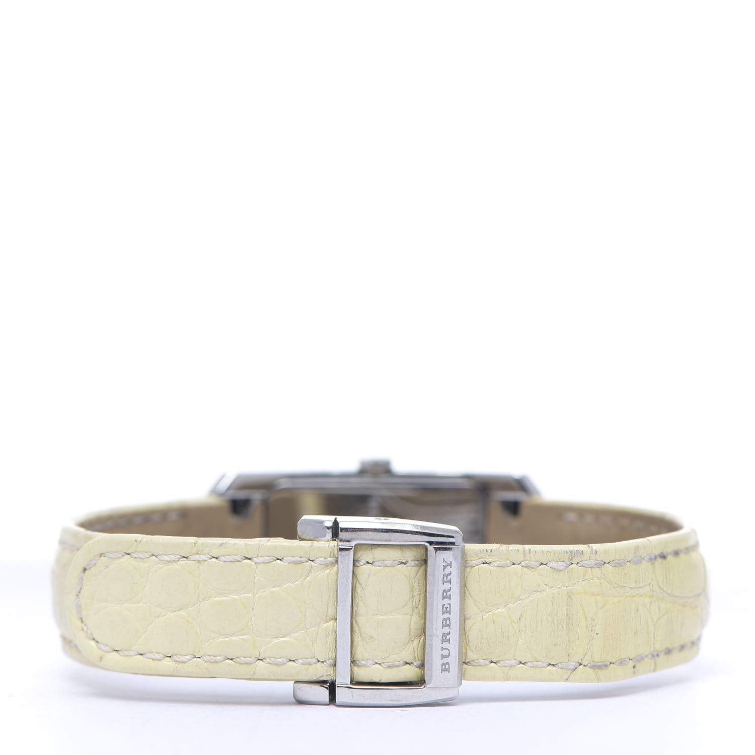 Burberry Stainless Steel Alligator Diamond Bezel 20mm Quartz Watch BU9506 3 of 9