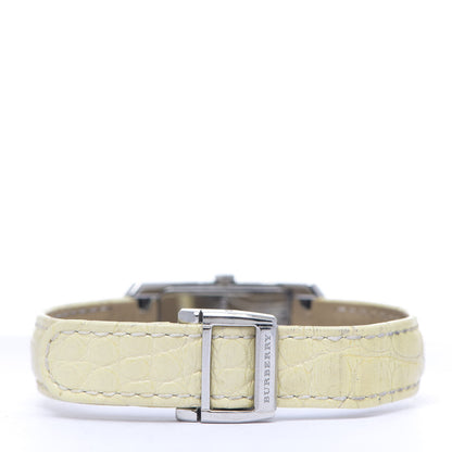 Burberry Stainless Steel Alligator Diamond Bezel 20mm Quartz Watch BU9506 3 of 9