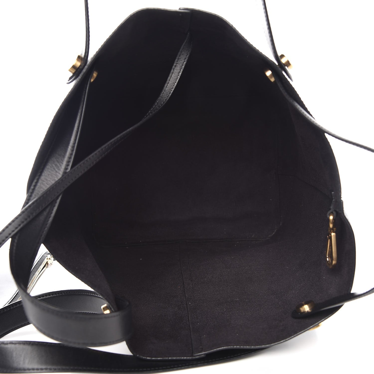 Mulberry Calfskin Kite Bucket Bag Black 9 of 12