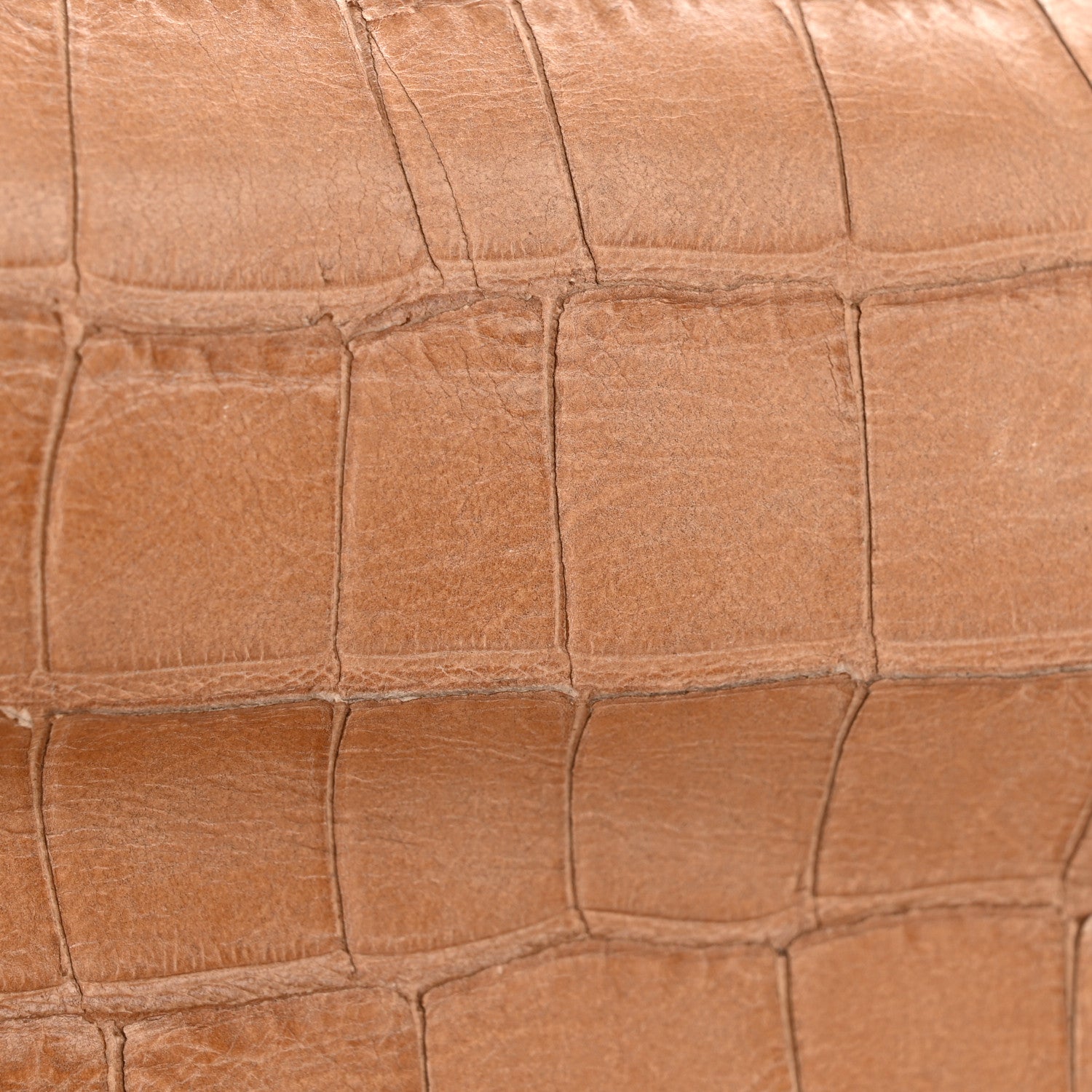 Mulberry Nappa Crocodile Embossed Medium Lily Flap Camel 15 of 15
