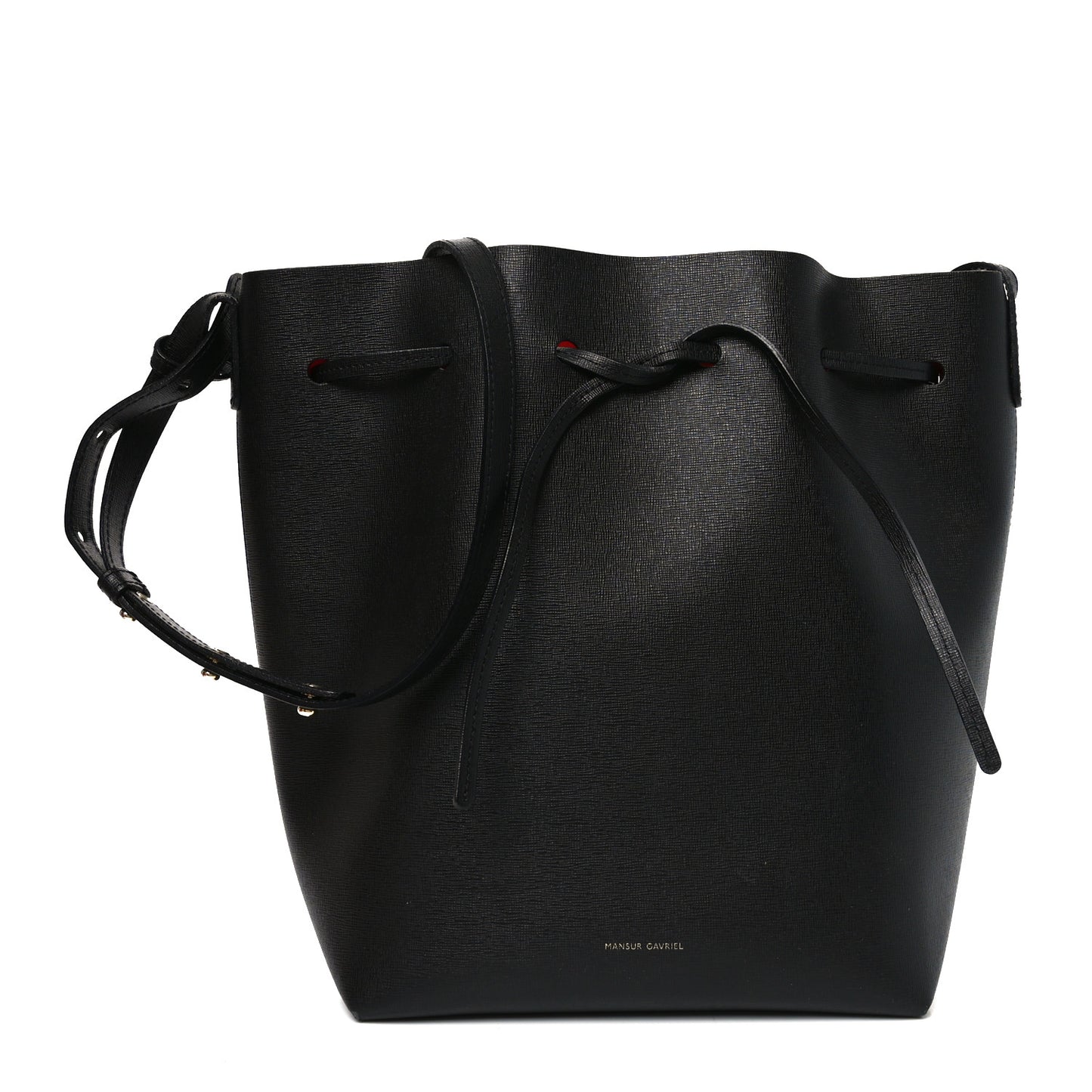 Saffiano Bucket Bag Black Flamma