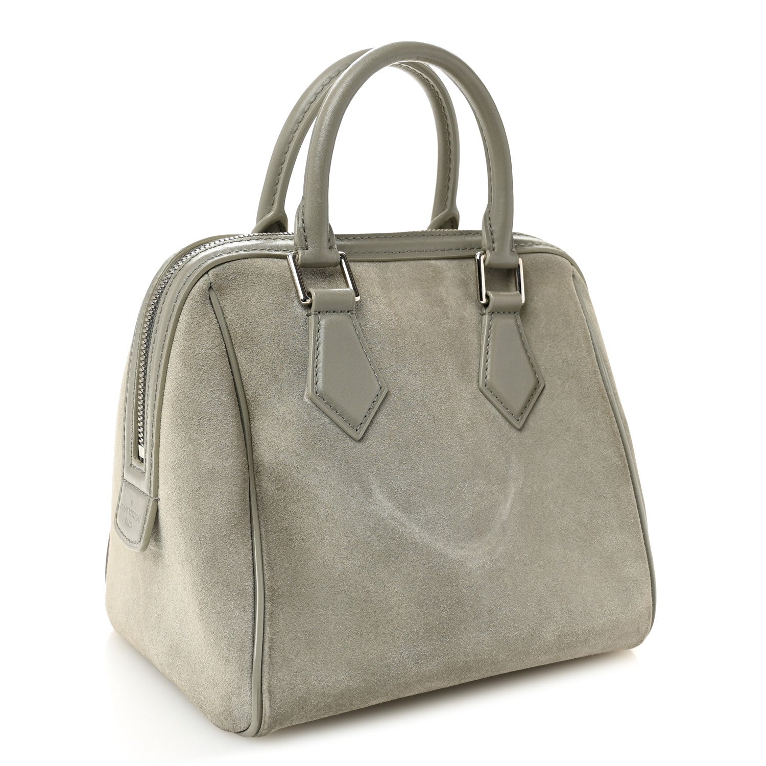 Louis Vuitton Suede Cubic Illusion Speedy Cube PM Grey 3 of 9