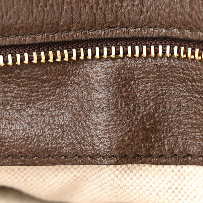 Gucci GG Supreme Monogram Textured Dollar Calfskin Web Medium Blondie Shoulder Flap Bag Beige Ebony New Acero 8 of 11