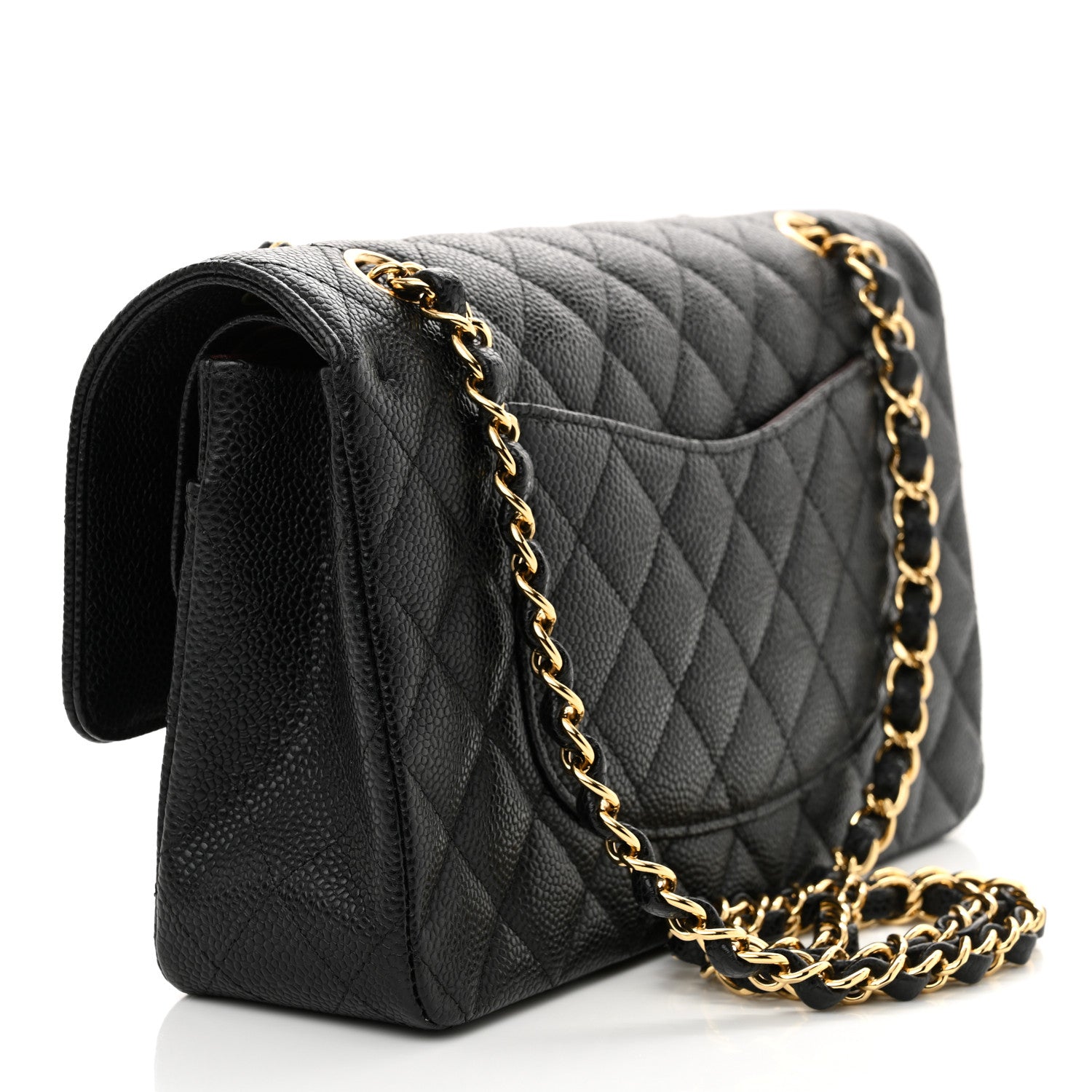 Chanel Caviar Quilted Medium Double Flap Black 3 of 11
