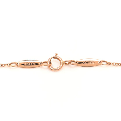 Tiffany 18K Rose Gold Diamond .17ct Elsa Peretti Diamonds by the Yard Pendant Necklace 5 of 6