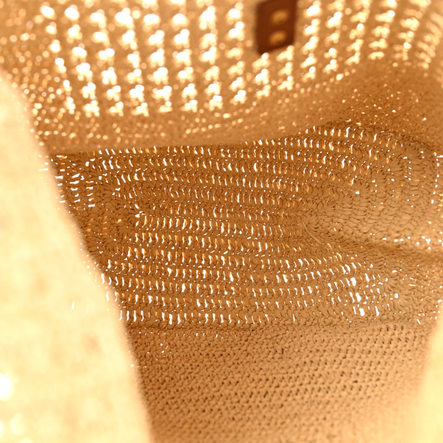 Saint Laurent Raffia Monogram Hobo Naturale 5 of 13