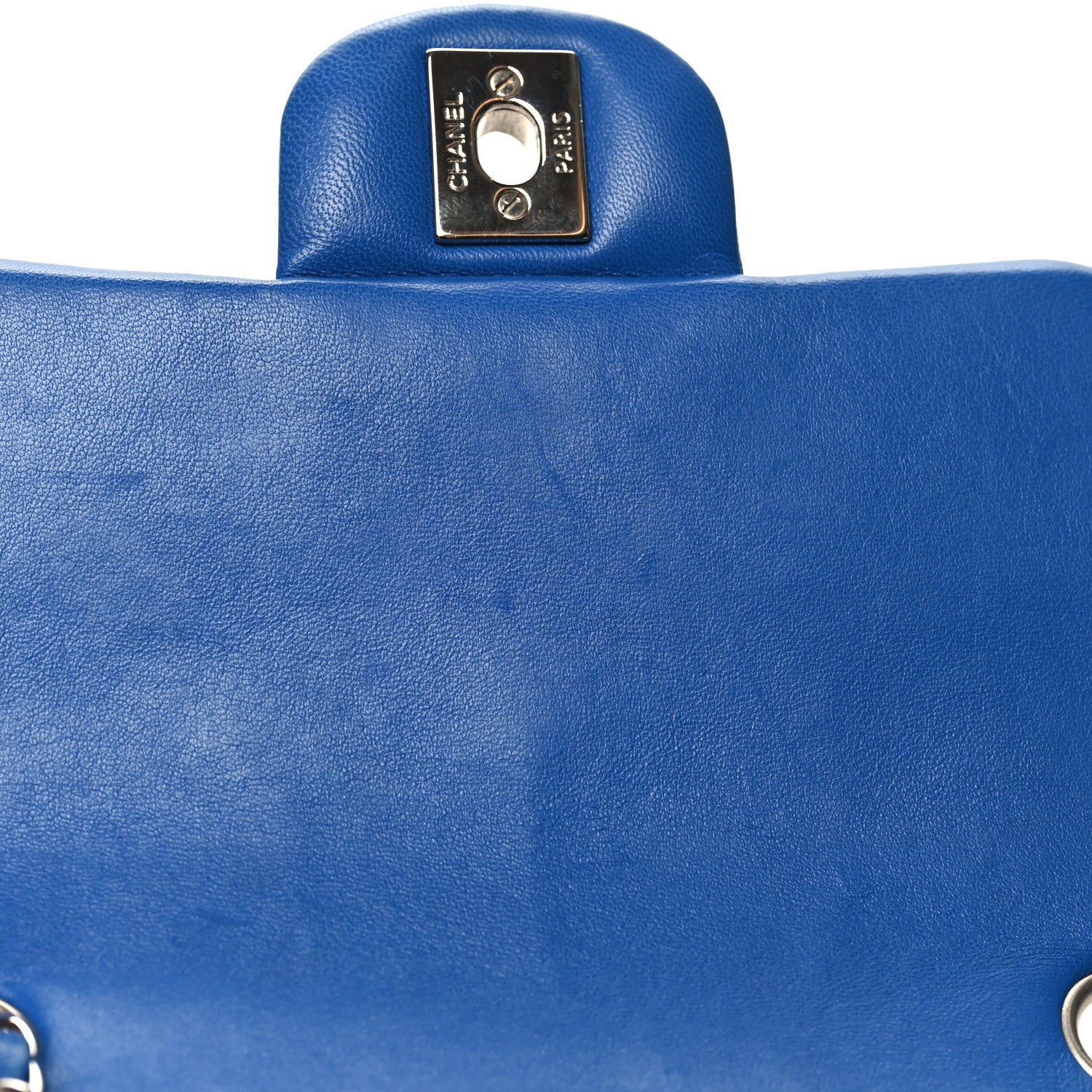 Chanel Lambskin Quilted Mini Square Flap Blue 12 of 12