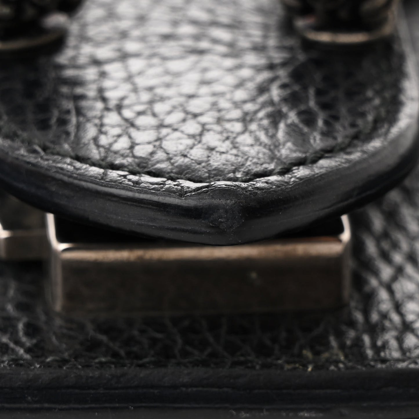 Pebbled Calfskin Small Dionysus Shoulder Bag Black