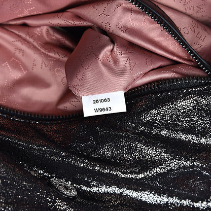 Stella McCartney Chamois Shiny Dotted Quilted Small Falabella Tote Ruthenium 6 of 8