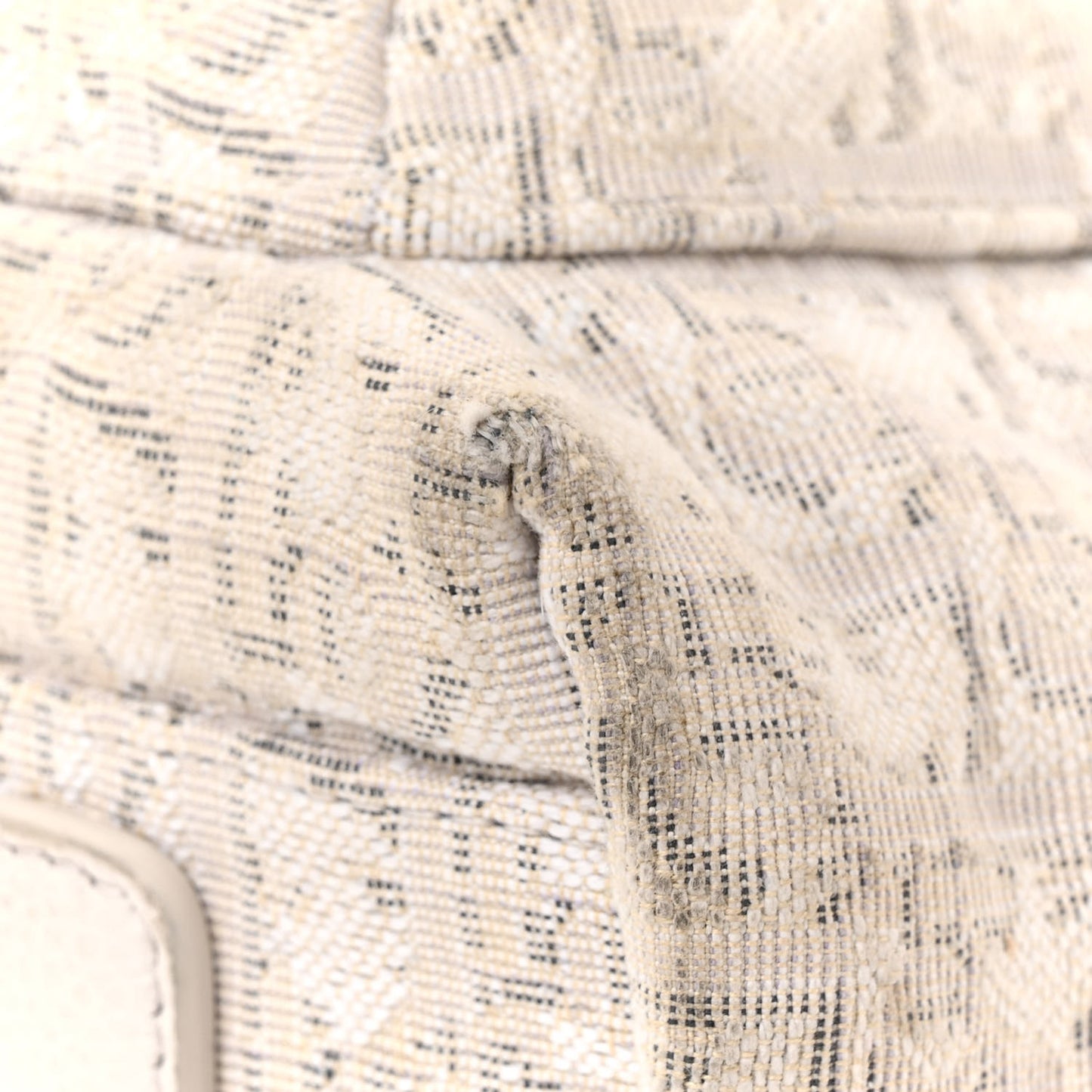 Oblique Calfskin Rider Backpack Beige