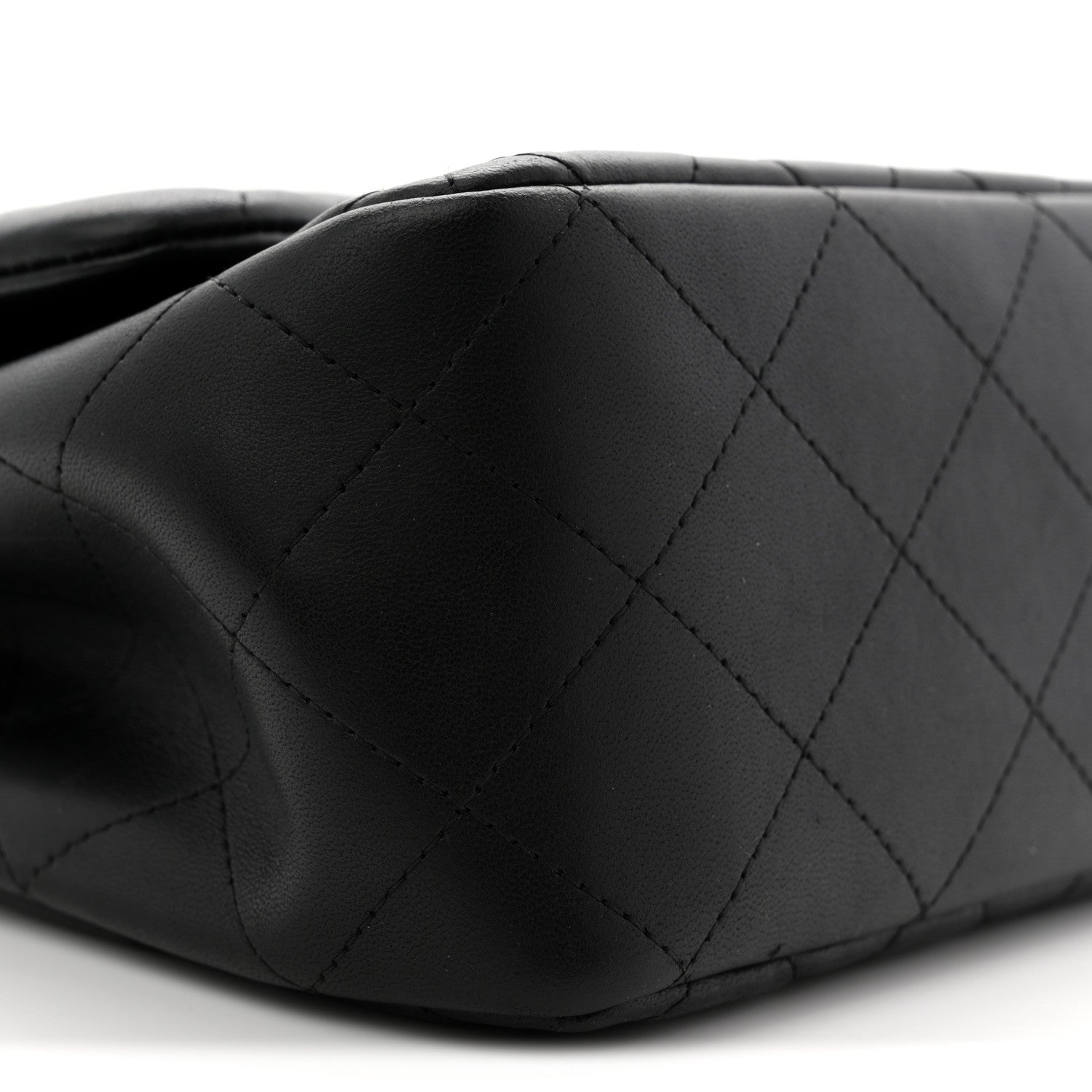 Chanel Lambskin Quilted Jumbo Double Flap Black 9 of 11
