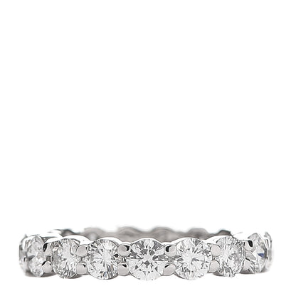 Harry Winston Platinum Diamond 1.87ct Eternity Band Ring 47 4 1 of 5