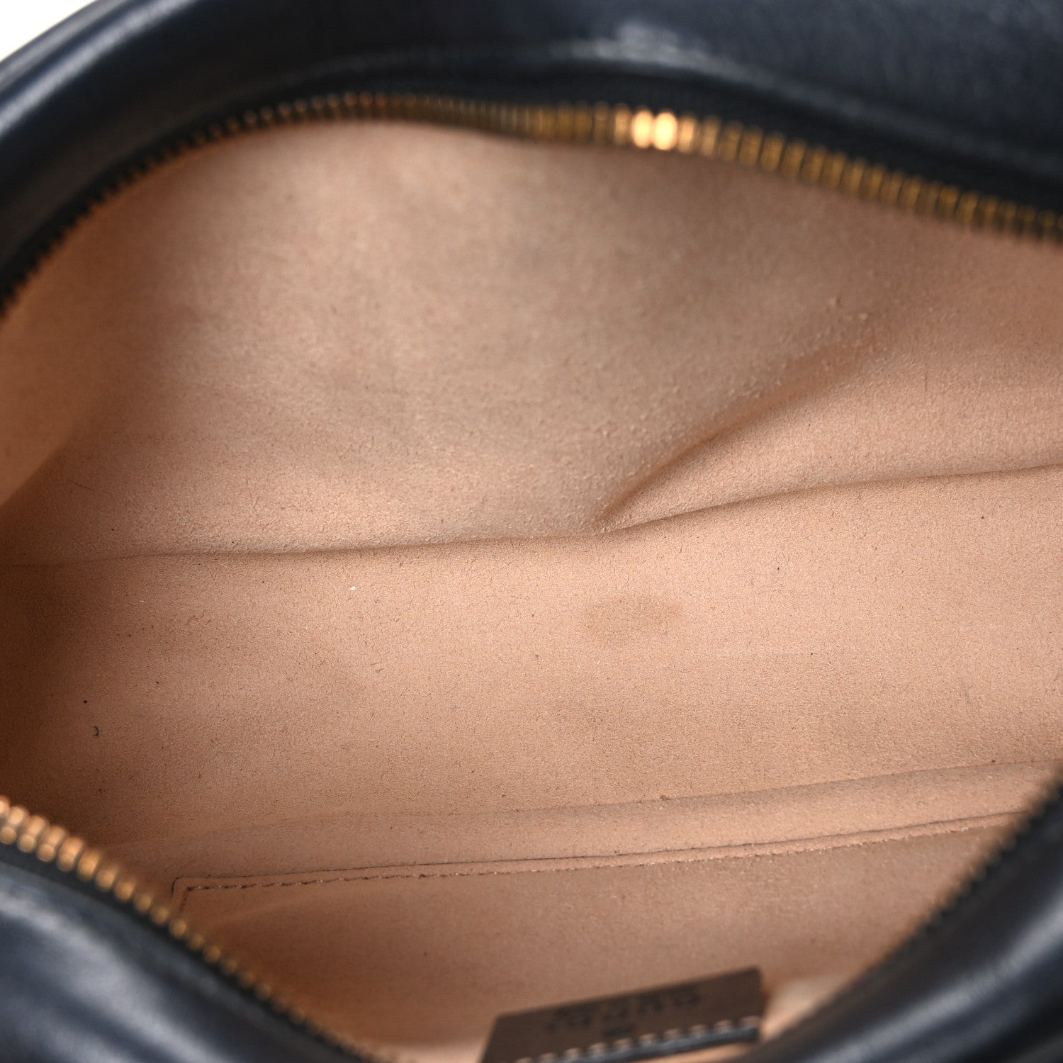 Gucci Calfskin Matelasse Small GG Marmont Chain Shoulder Bag Black 5 of 10