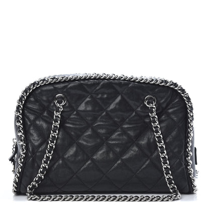 Chanel Calfskin Chain Around Bowler Black 1 of 16