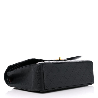 Chanel Caviar Quilted Maxi Double Flap Black 4 of 18