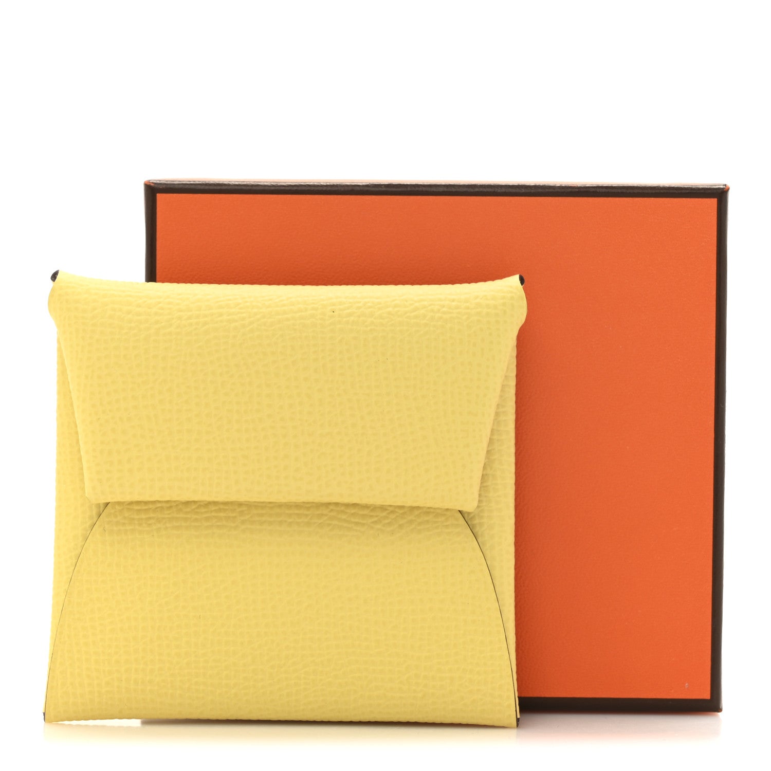Hermes Epsom Horseshoe Bastia Coin Purse Jaune Poussin Vert Fizz 8 of 8