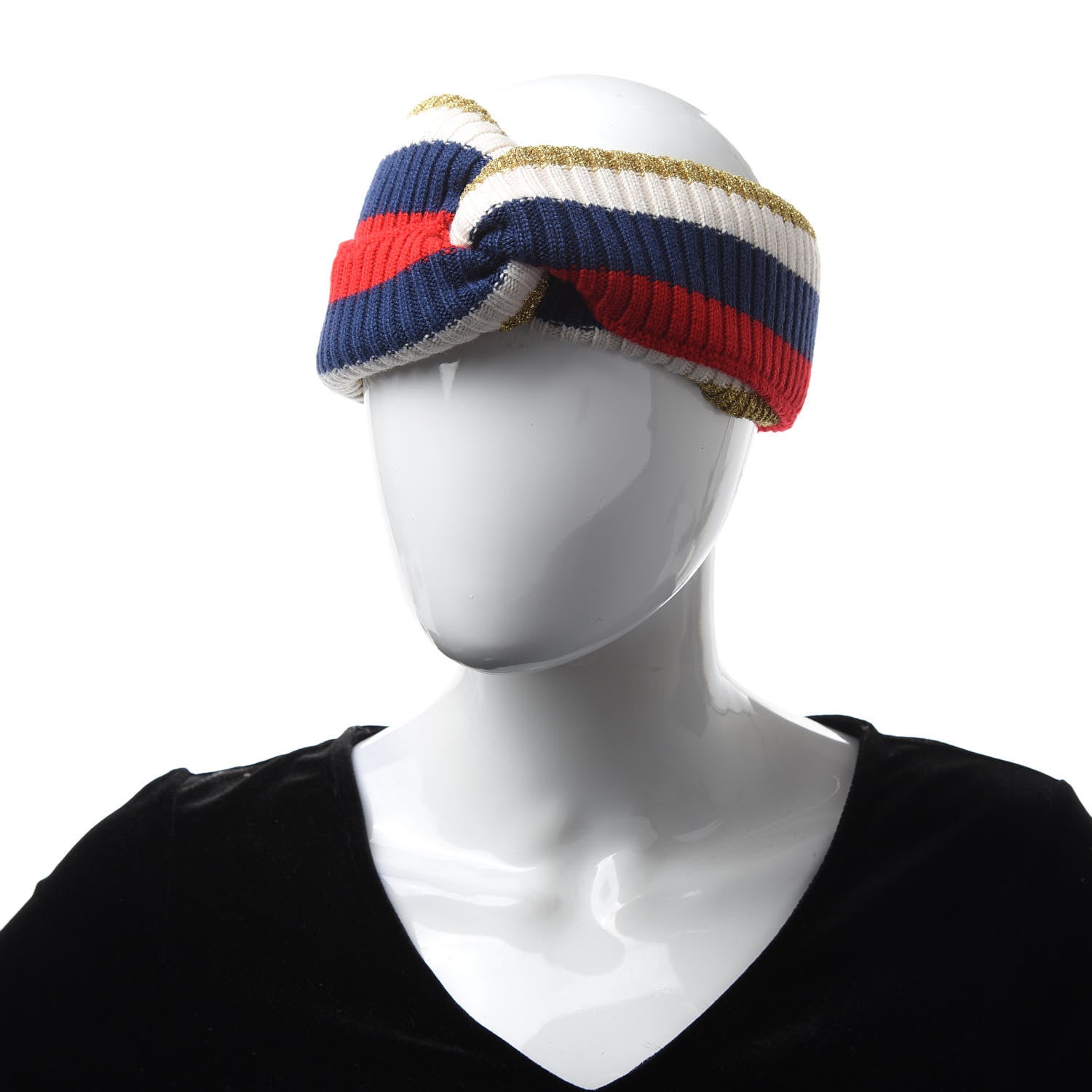 Gucci Wool Indilus Headband M Ivory Red 2 of 5