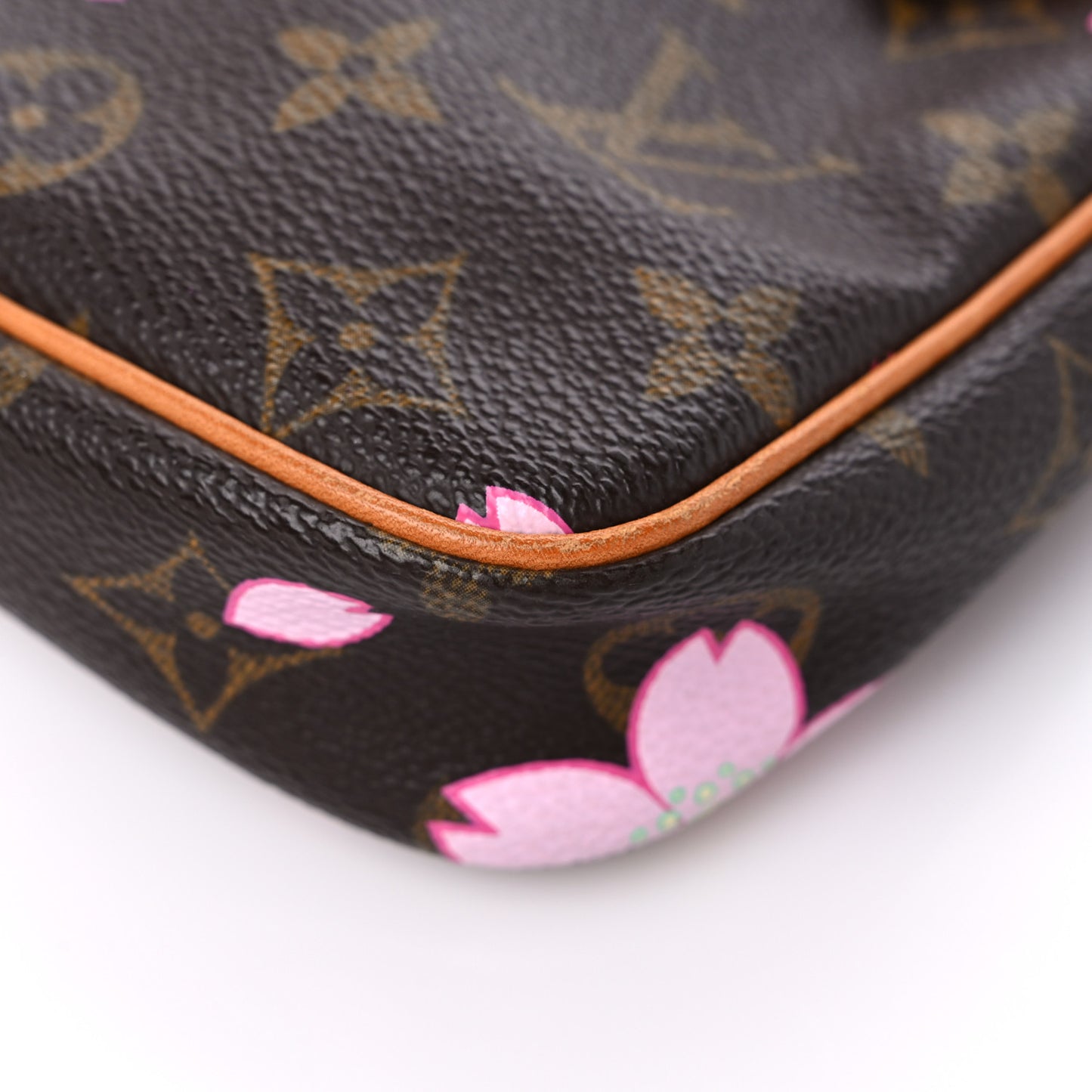 Monogram Cherry Blossom Pochette Accessories Brown