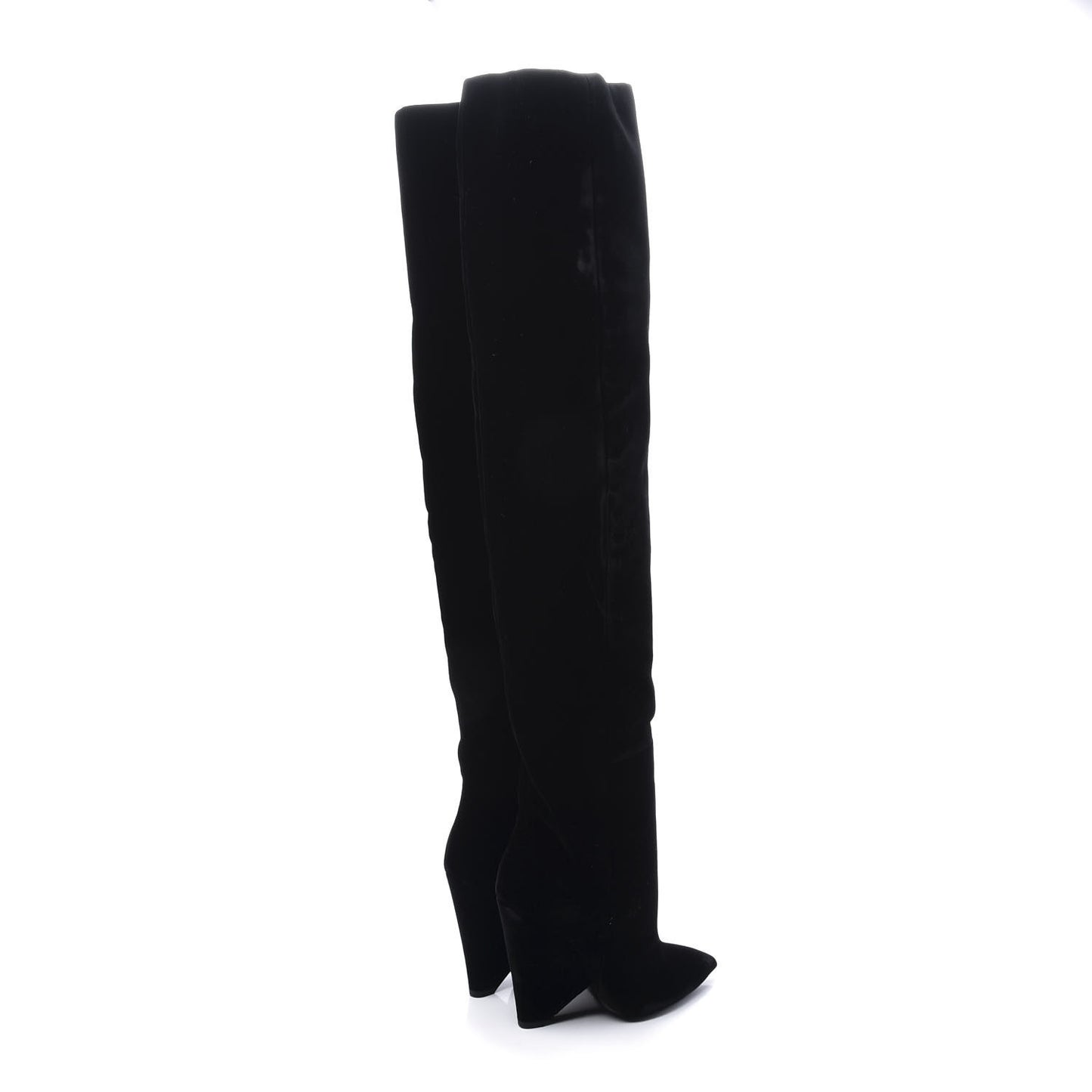 Velvet Niki 105 Thigh High Boots 35 Black