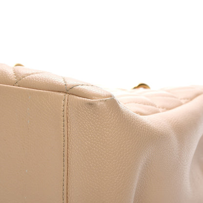 Chanel Caviar Quilted Grand Shopping Tote GST Beige Clair 10 of 15