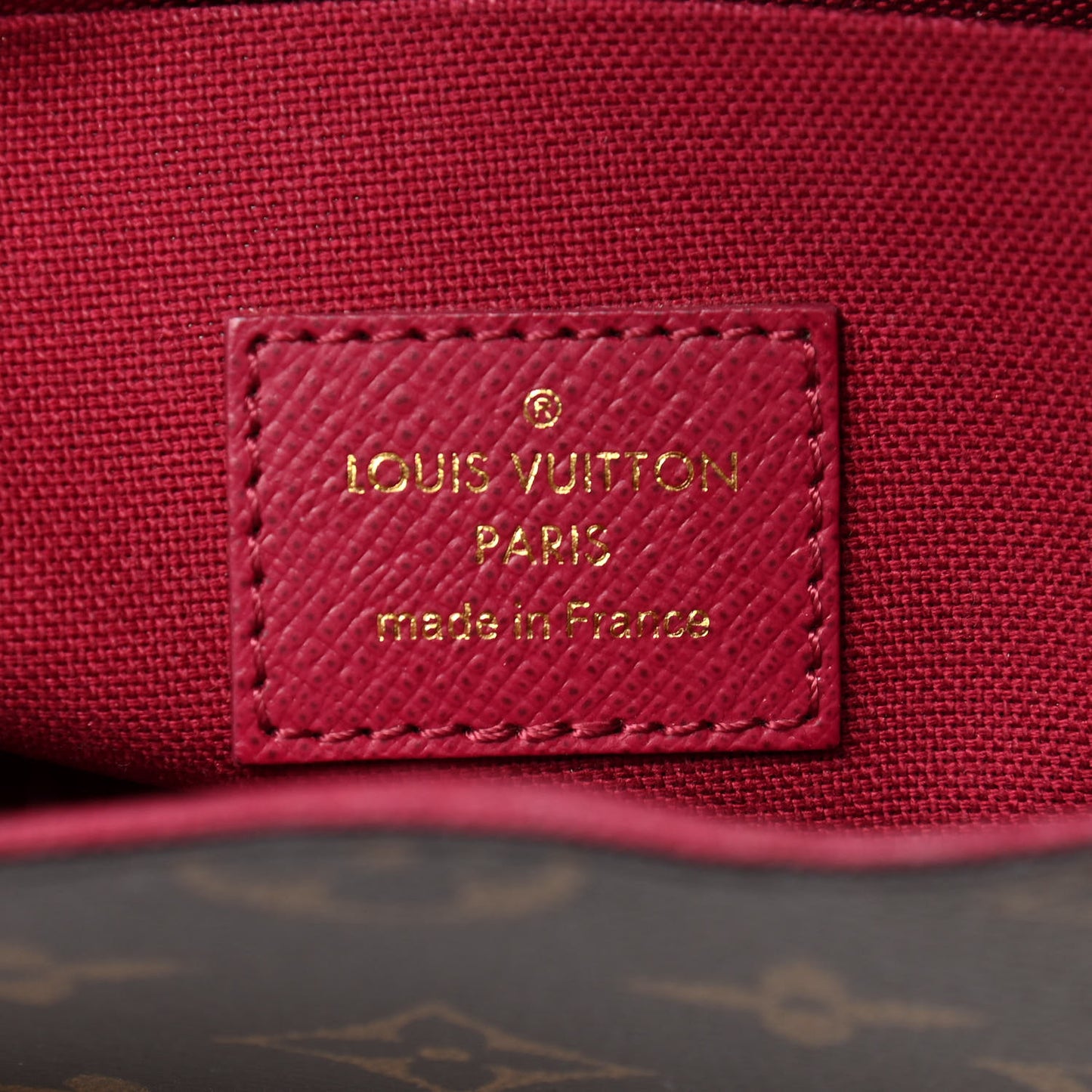 Monogram Pochette Felicie Chain Wallet Fuchsia