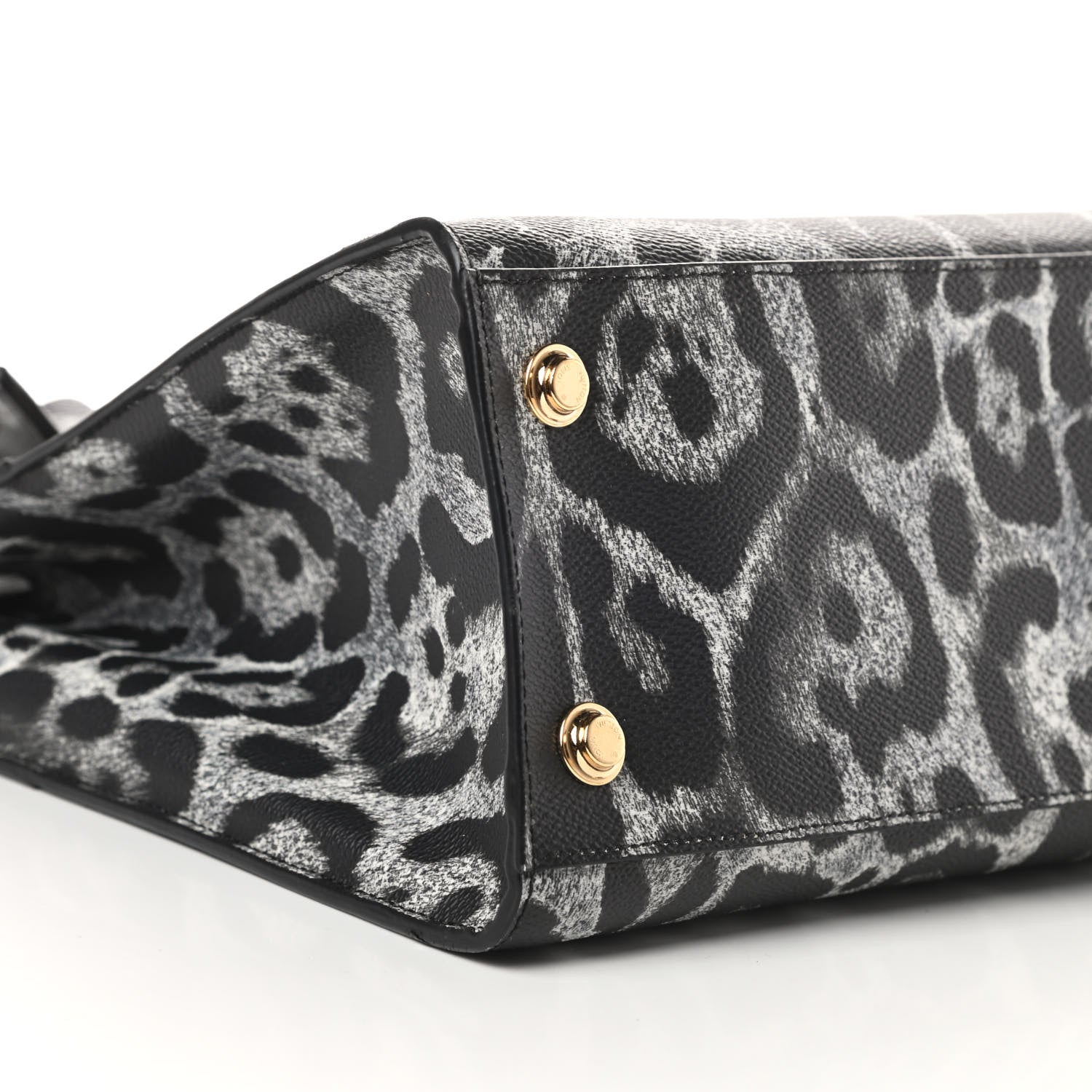 Louis Vuitton Canvas Calfskin Wild Animal Print City Steamer MM Black 9 of 11
