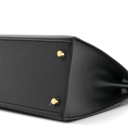 Hermes Epsom Kelly Sellier 28 Black 9 of 11