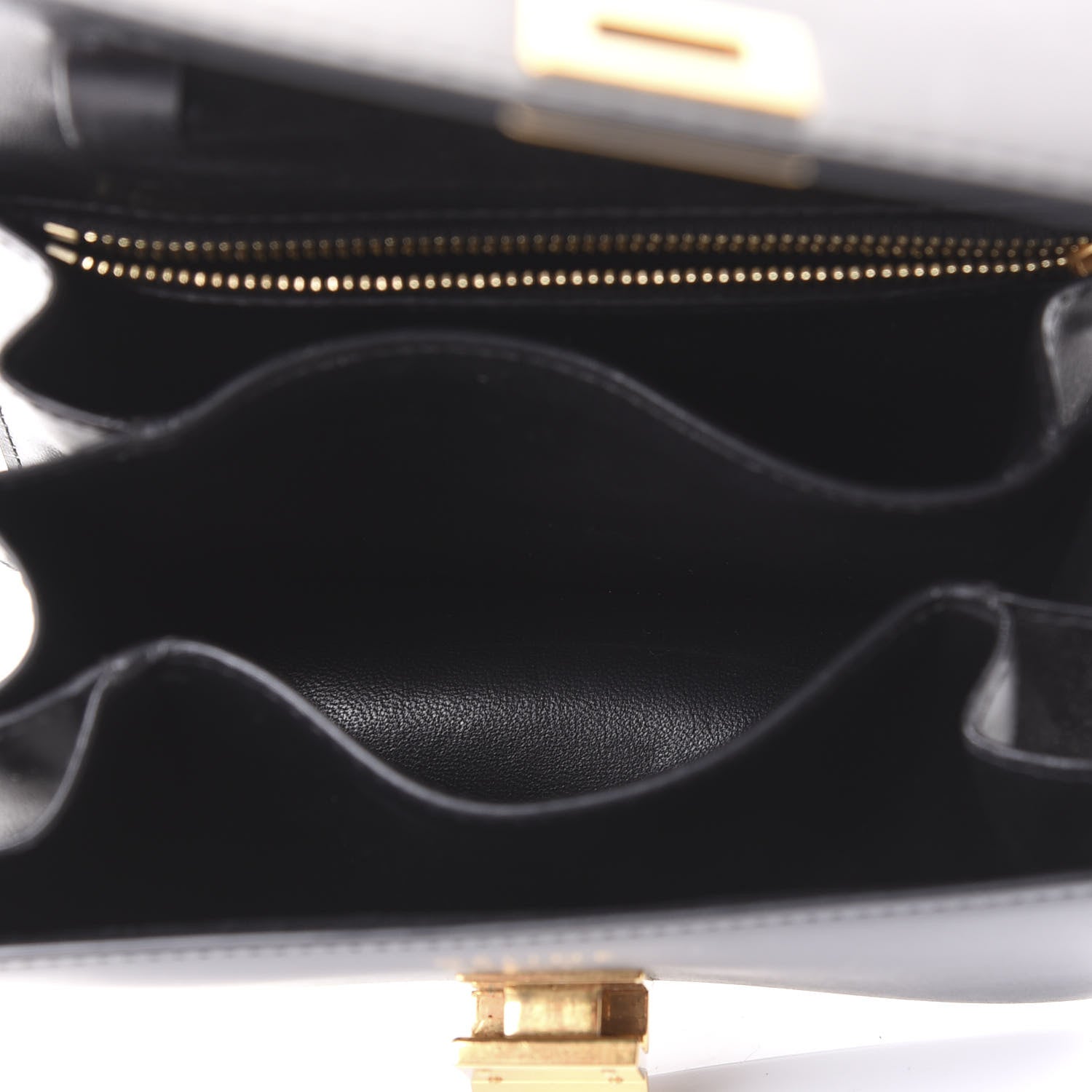 Celine Box Calfskin Small Classic Box Flap Bag Black 4 of 8