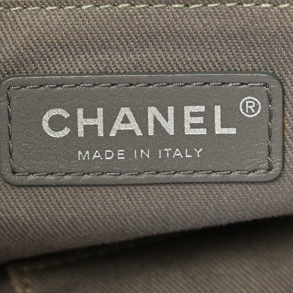 Chanel Canvas Large Double Face Shopping Tote Grey 5 of 8