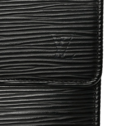 Louis Vuitton Epi Porte Tresor International Wallet Black 6 of 7
