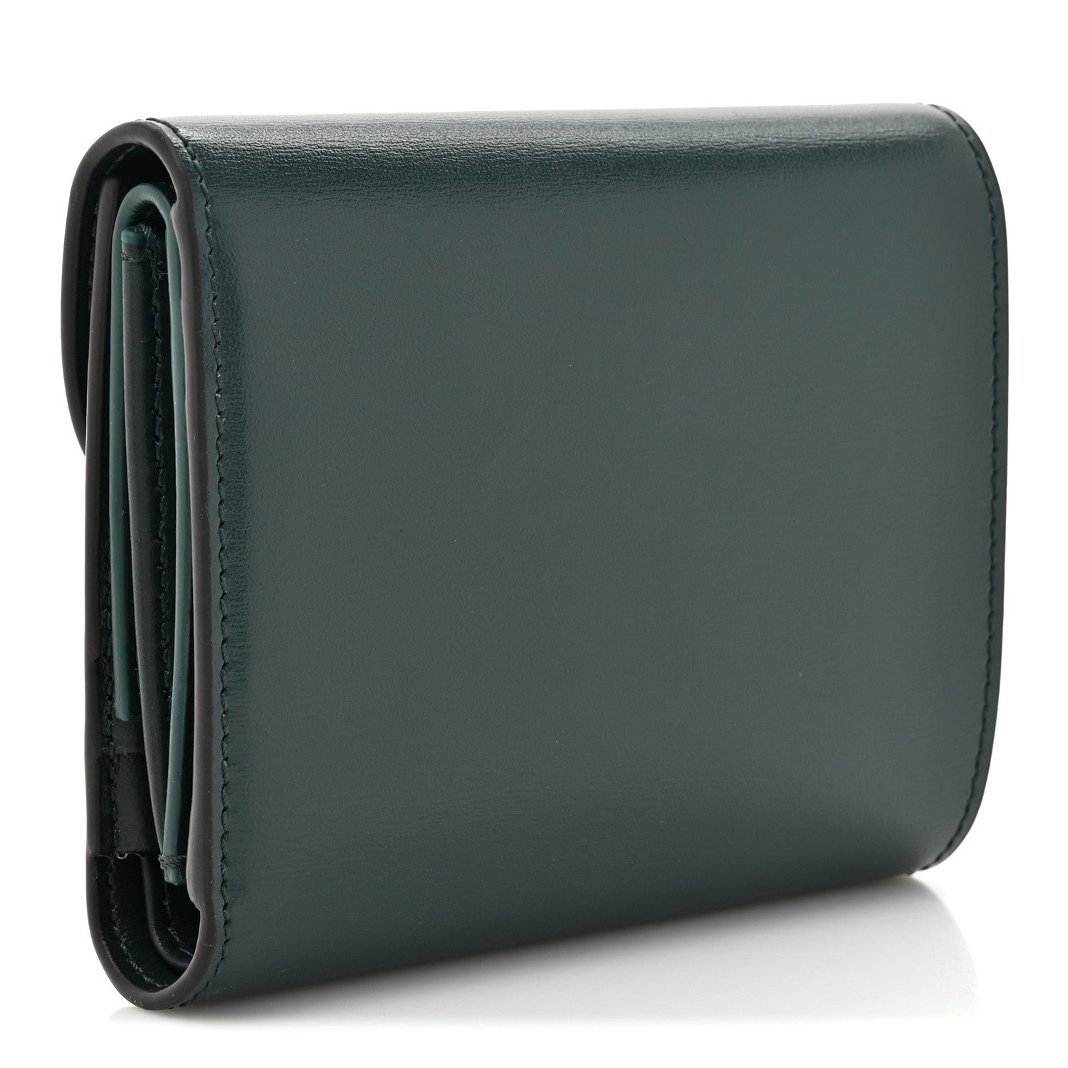 Celine Shiny Smooth Lambskin Small Triomphe Wallet Amazone 3 of 10