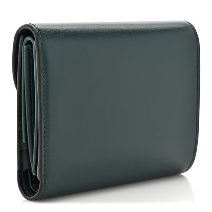 Celine Shiny Smooth Lambskin Small Triomphe Wallet Amazone 3 of 10