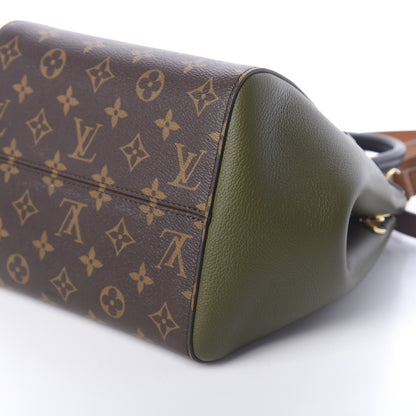 Louis Vuitton Calfskin Monogram Fold Tote PM Cream Khaki Black 9 of 9